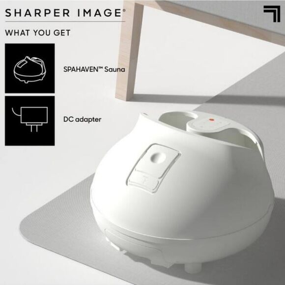 Sharper Image Spahaven Sauna Foot Massager With Heat And Steam Automatic Timers - Picture 6 of 8
